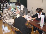 健康相談コーナー　血圧測定